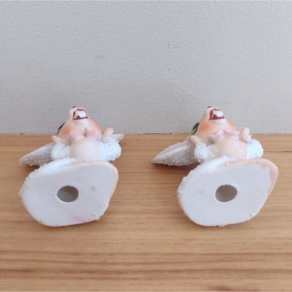 Vintage Set Of Anthropomorphic Mice Figurines Popcorn Texture Finish White Mouse - Picture 5 of 8